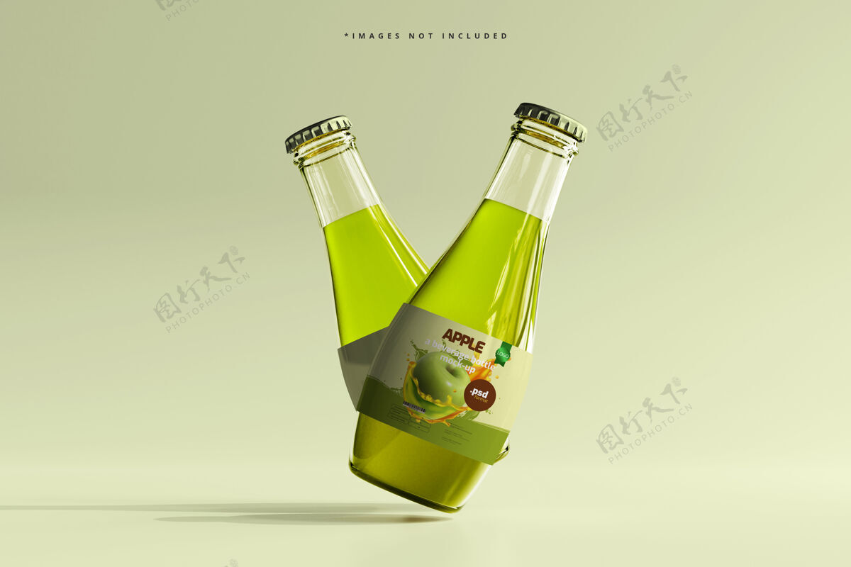 瓶子玻璃饮料瓶模型模型文具水果