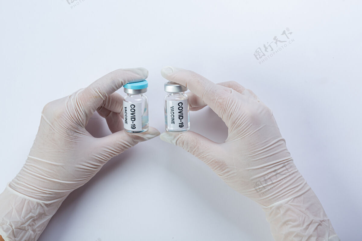 预防把科学家或医生手里的一小瓶疫苗合上实验室感染实验