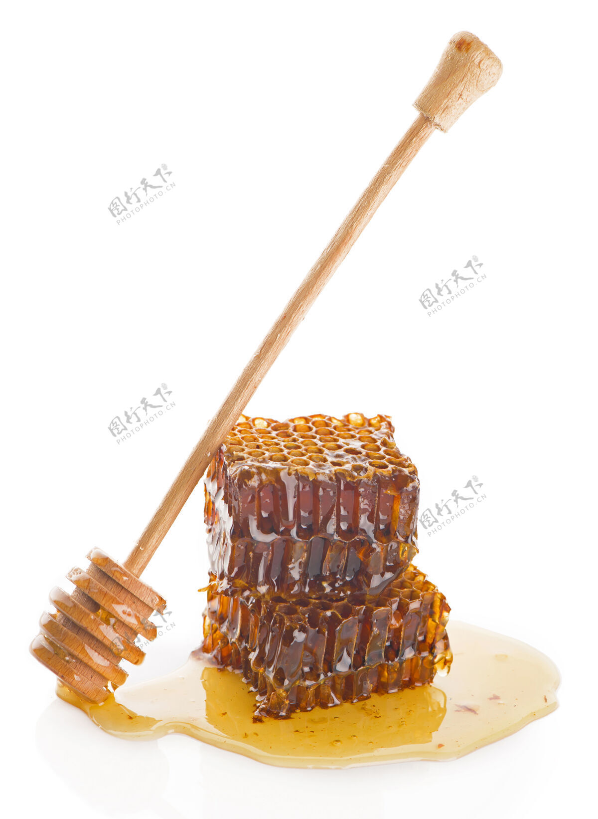 蜜蜂木棍蜂窝蜂蜜有机的天然的