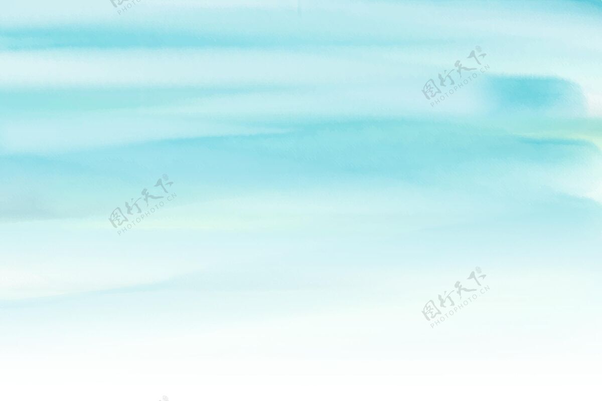 艺术蓝色手绘水彩背景水彩画墨水抽象