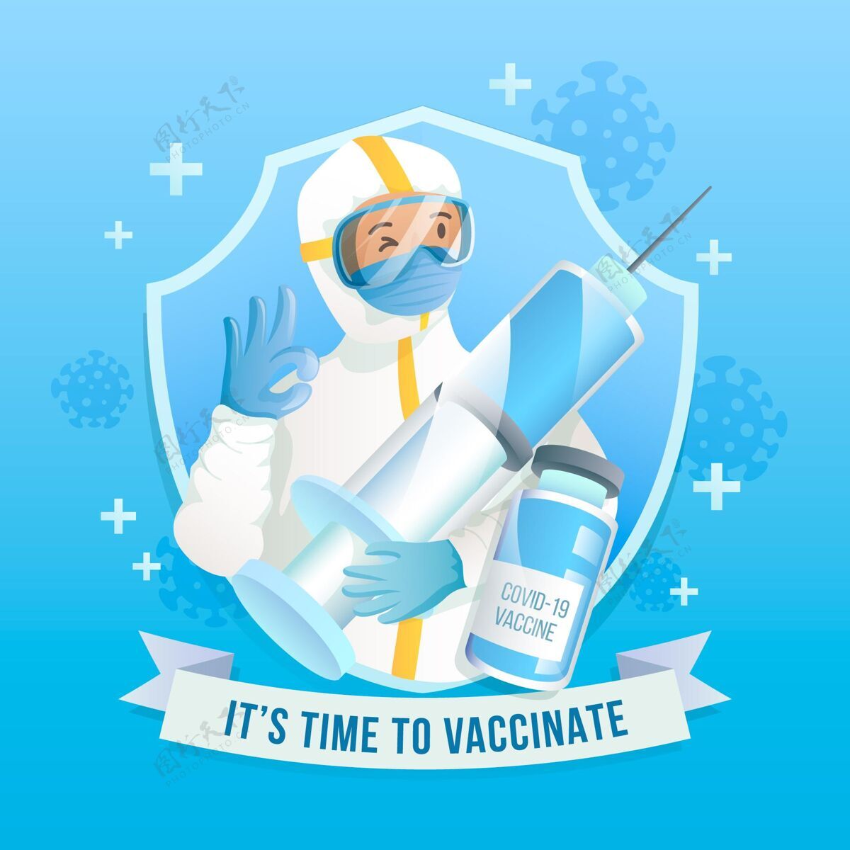 预防梯度接种运动说明疫苗运动感染疫苗