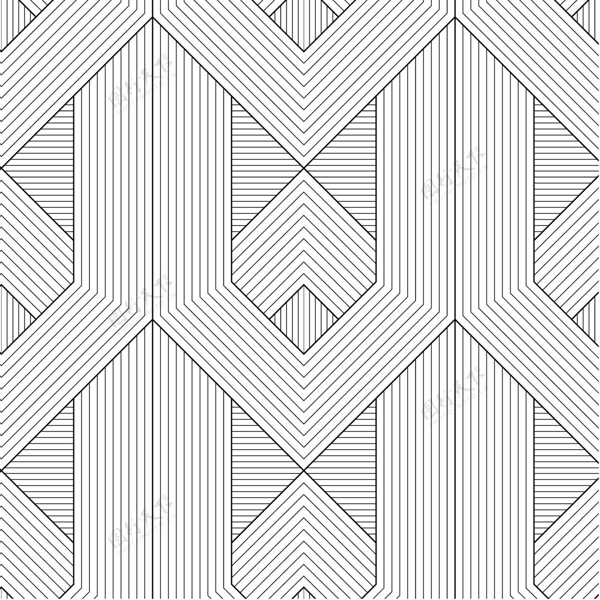 抽象线条线性平面抽象线条图案平面图案图案线性平面图案