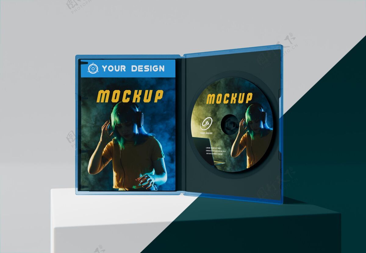 光盘样机游戏抽象包装和cd模型包装设计游戏三维模型