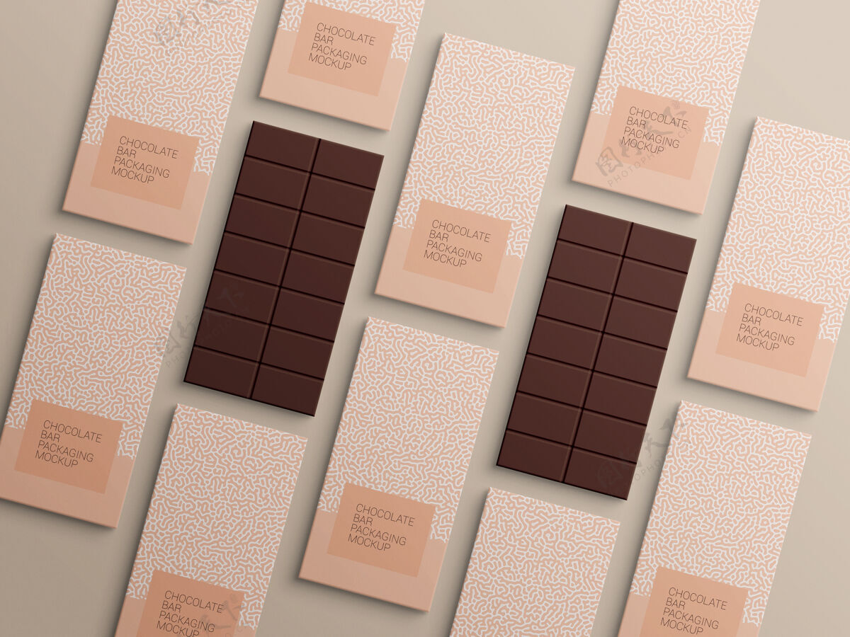 模型巧克力棒包装纸包装模型设计营养盒子品牌