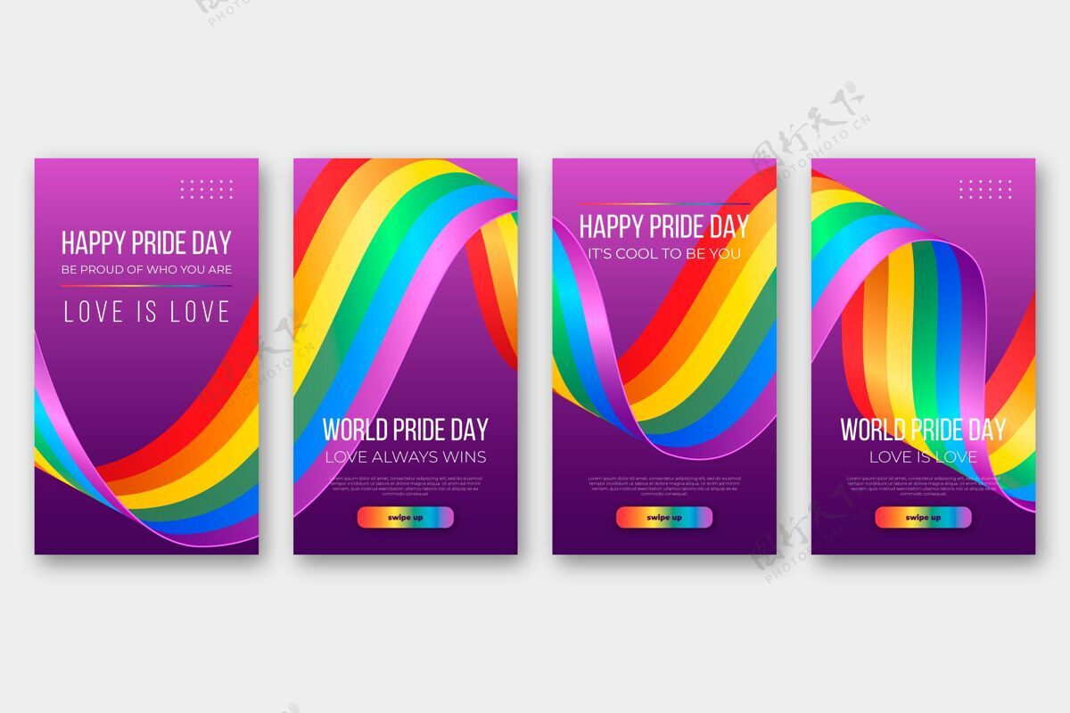 同性恋骄傲日instagram故事模板同性恋运动庆祝