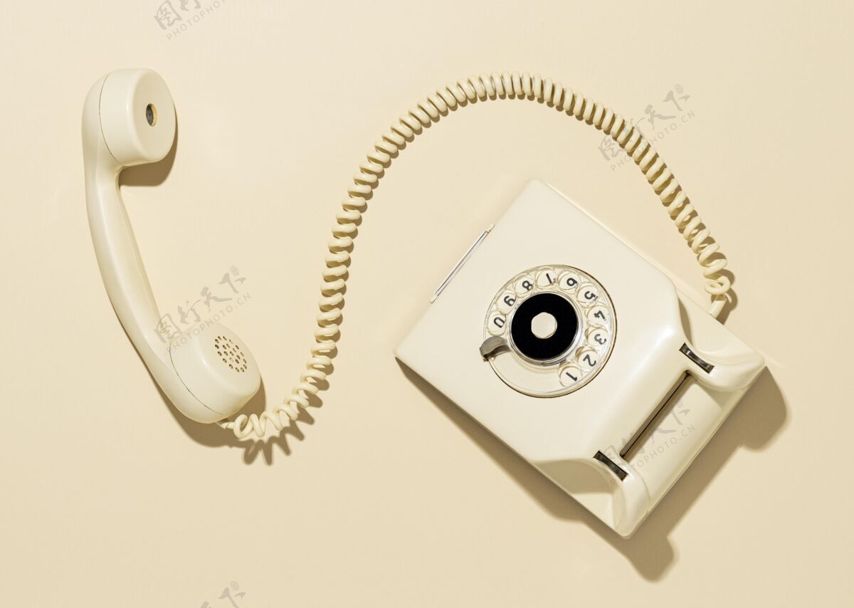 对象老式黄色电话装置古董分类记忆