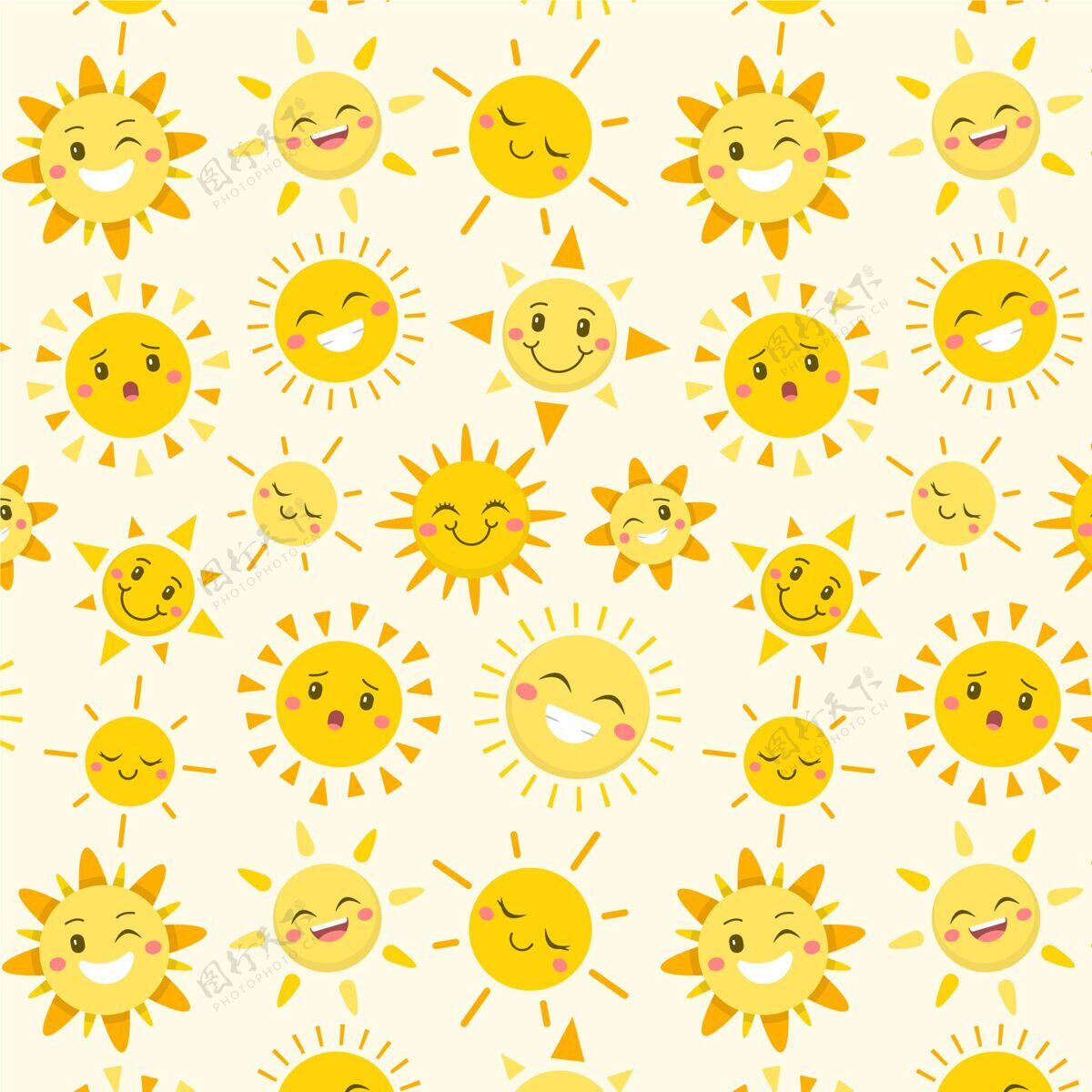 壁纸平面设计太阳图案彩色背景阳光背景背景