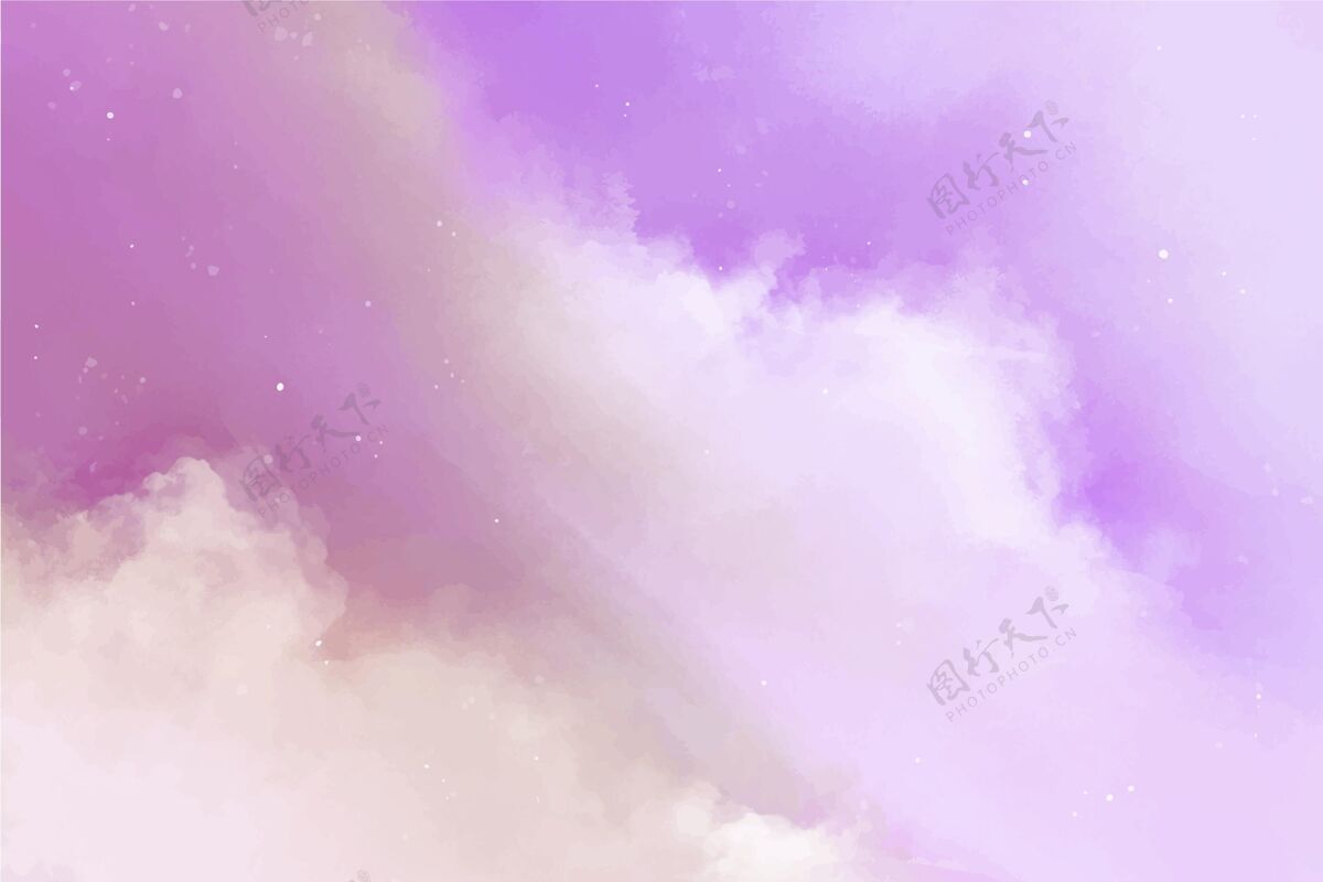 墙纸手绘水彩粉彩天空背景粉彩背景水彩水彩背景