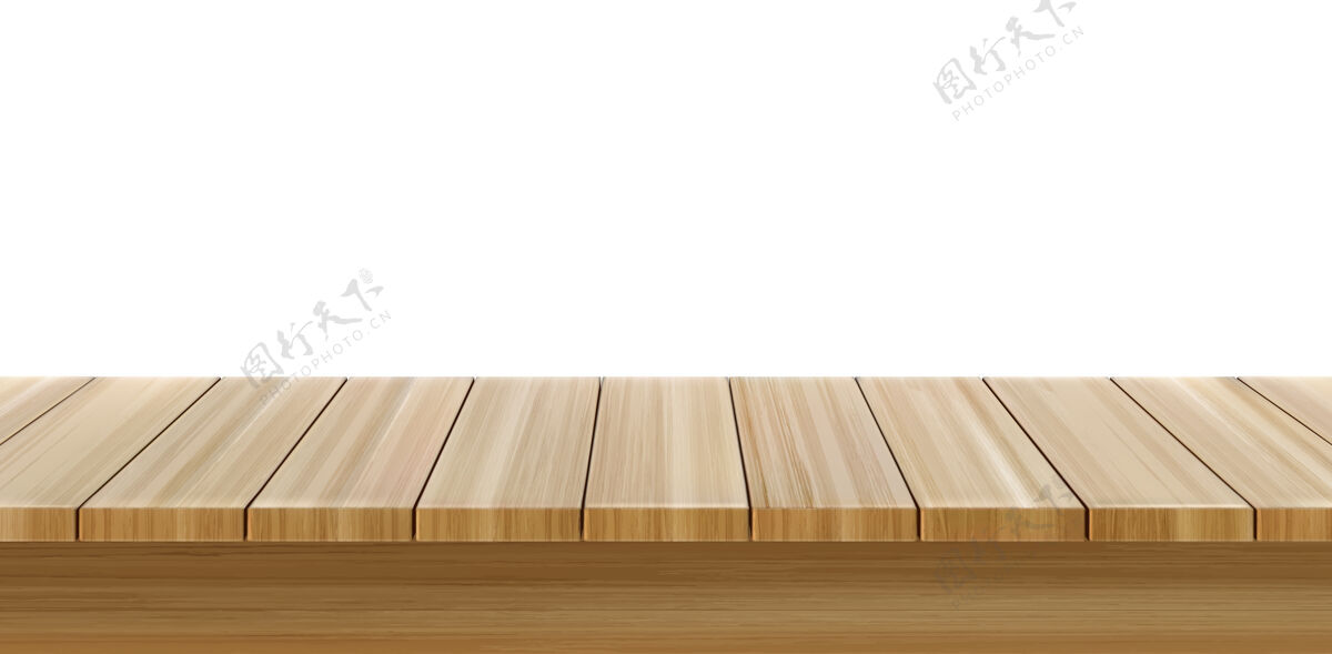 材料木质桌子前景 木质桌面前视图 浅棕色乡村台面木材现实桌子