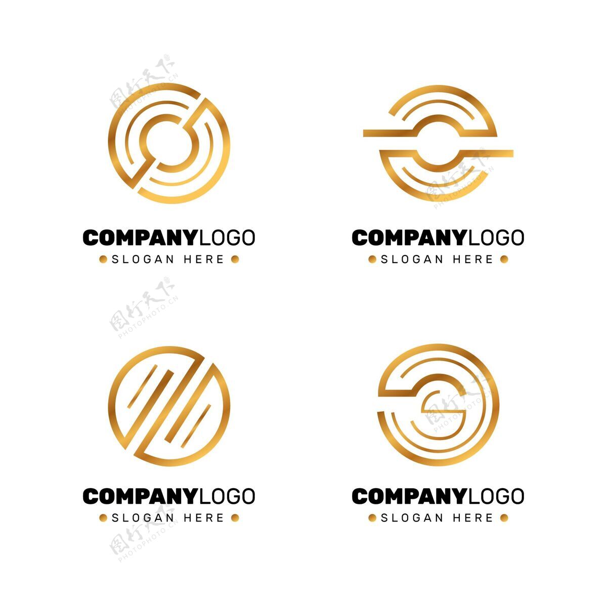Logo包装的平面设计o标志模板BusinessPackidentity