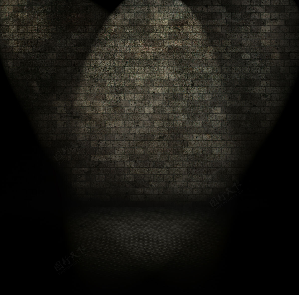 石头一个黑暗的房间内部格伦风格的形象房间Emo抽象