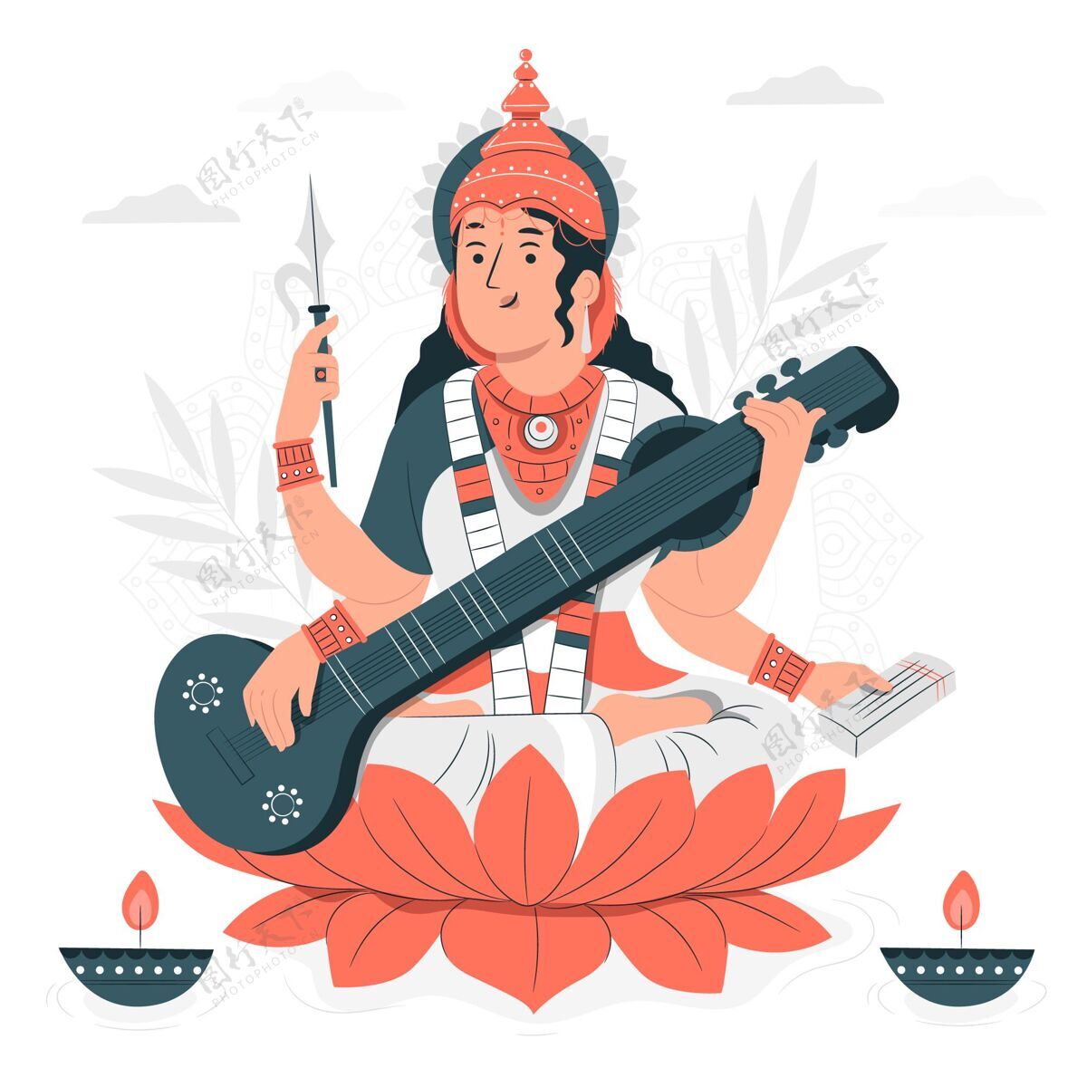 事件瓦桑潘查米节？概念图宗教季节音乐