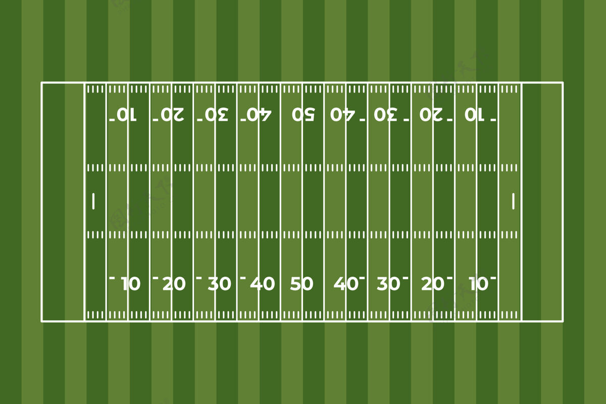 足球比赛平面设计美式足球场俯视图足球职业联赛